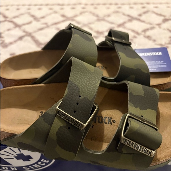 NIB Birkenstock Arizona Big Buckle Desert Soil Camo green Various sizes unisex - Picture 3 of 6